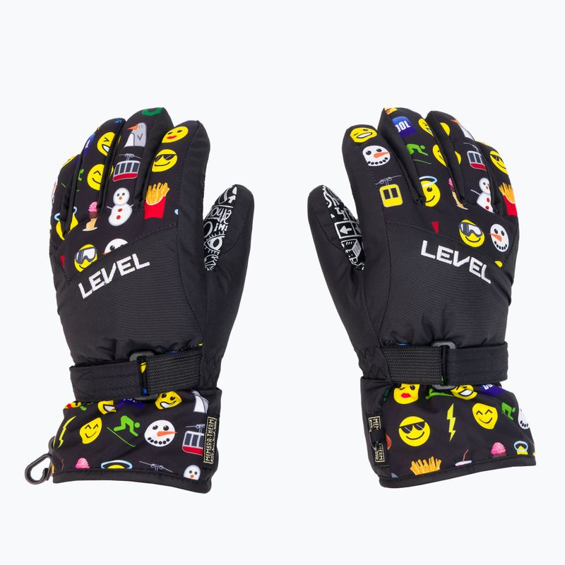 Level Junior detské lyžiarske rukavice čierne 4152 3