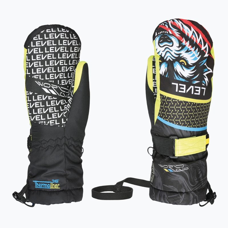 Detské snowboardové rukavice Level Junior Mitt ninja black