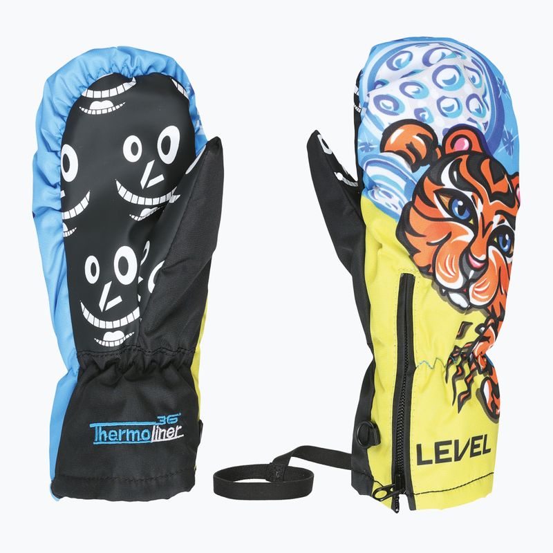 Detské lyžiarske rukavice Level Lucky Mitt sky blue