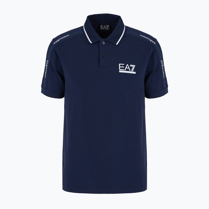 Pánske polo tričko EA7 Emporio Armani Train Visibility navy blue