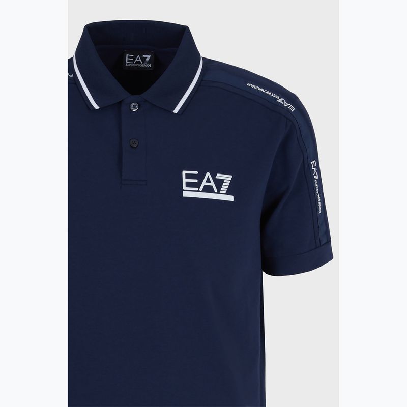 Pánske polo tričko EA7 Emporio Armani Train Visibility navy blue 3