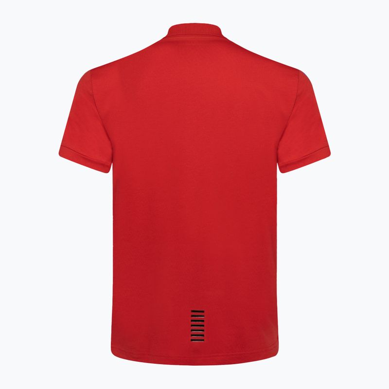 Pánske polo tričko EA7 Emporio Armani Train Core ID salsa 2