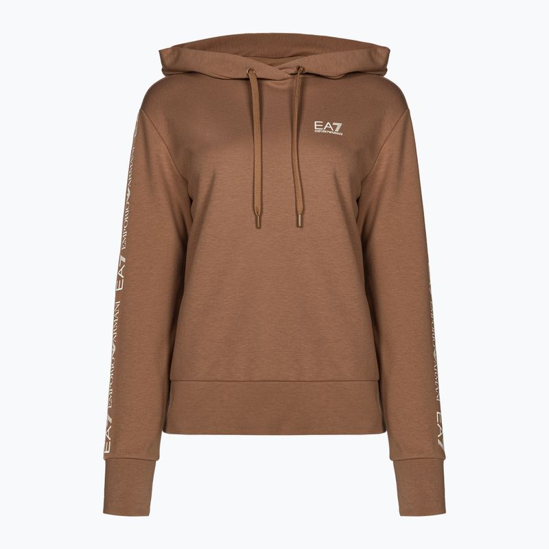 Dámska tepláková súprava EA7 Emporio Armani Train Tracksuit Extended Logo tan/logo nedotknutá 2