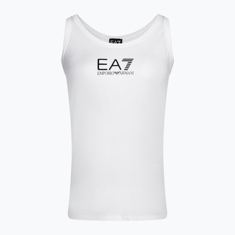 Dámske tielko EA7 Emporio Armani Train Shiny white/logo black