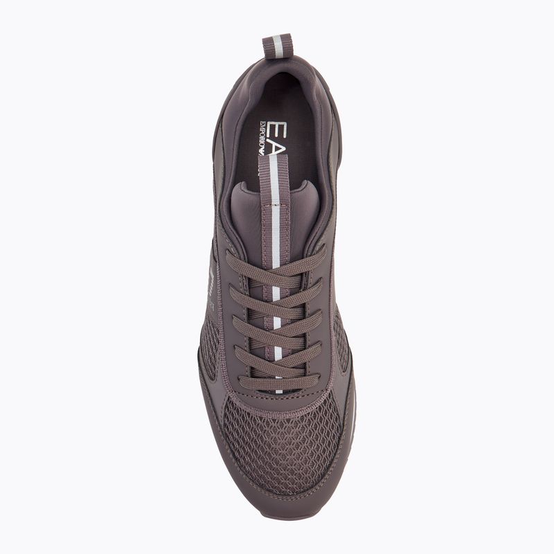 Obuv EA7 Emporio Armani Black & White Laces volcanic glass/ silver 5