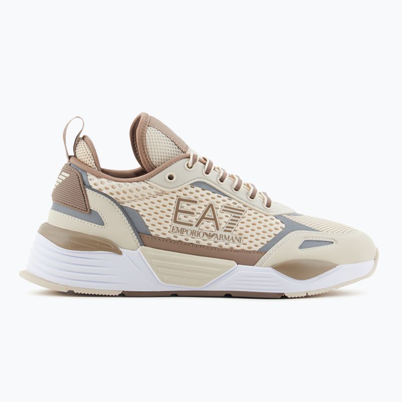 Topánky EA7 Emporio Armani Ace Runner Mesh topánky whiteecap grey/ portabella 9