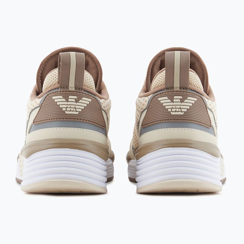 Topánky EA7 Emporio Armani Ace Runner Mesh topánky whiteecap grey/ portabella 10