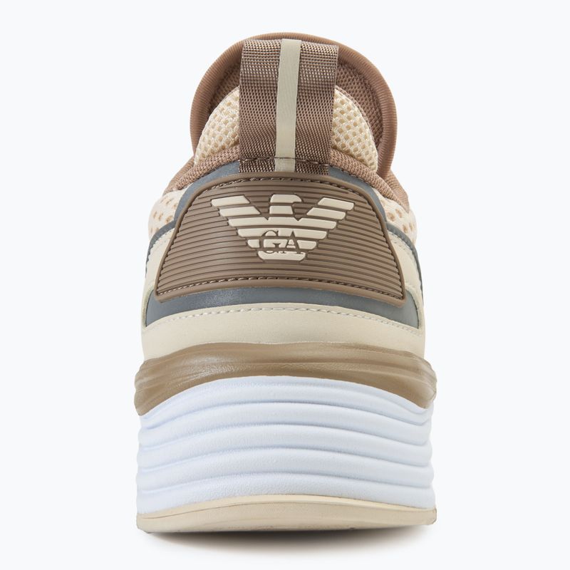 Topánky EA7 Emporio Armani Ace Runner Mesh topánky whiteecap grey/ portabella 6