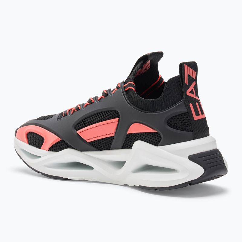 Topánky EA7 Emporio Armani Infinity Cage black/fiery coral topánky 3