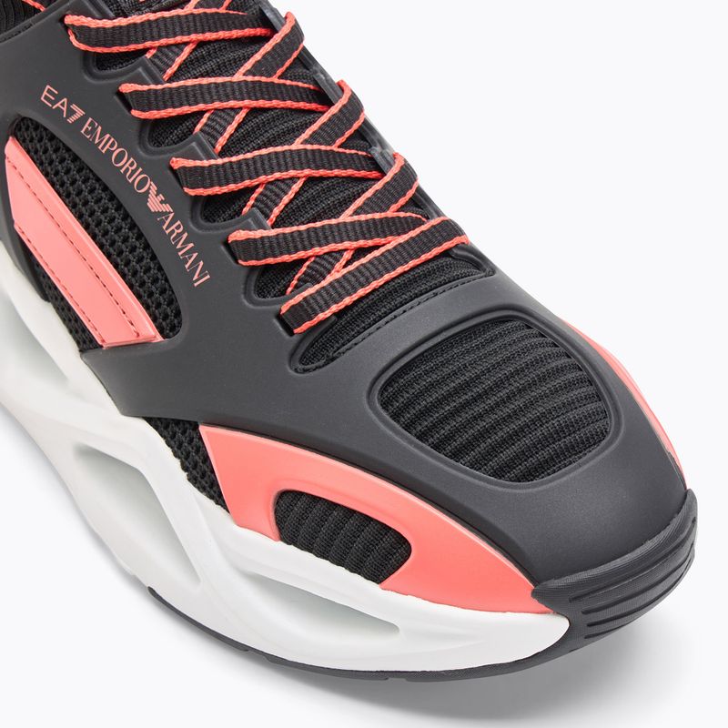 Topánky EA7 Emporio Armani Infinity Cage black/fiery coral topánky 7