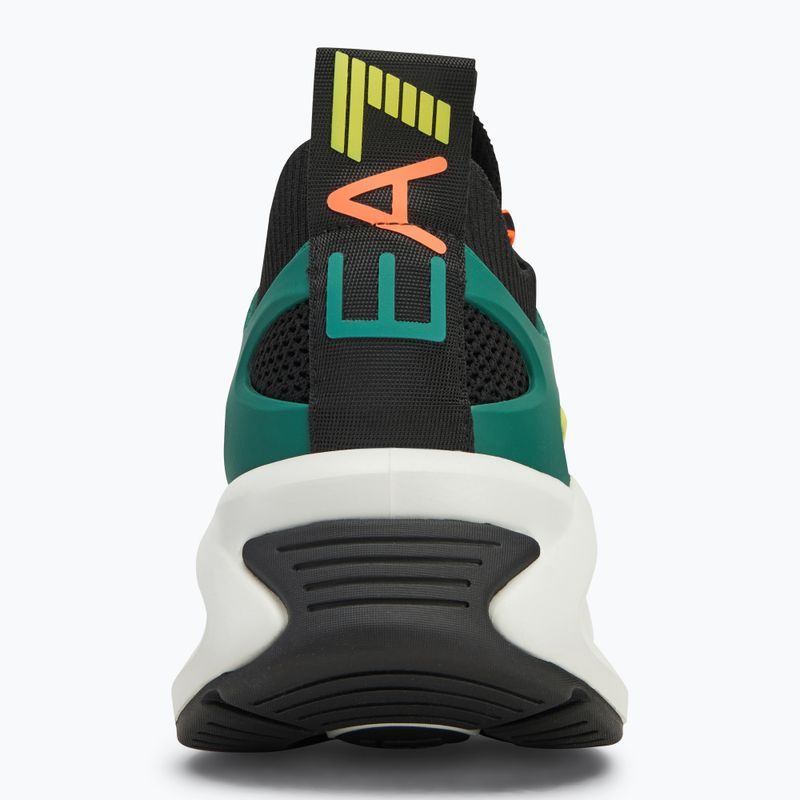 Pánske topánky EA7 Emporio Armani Infinity Cage black / evergreen / orange fluo topánky 6