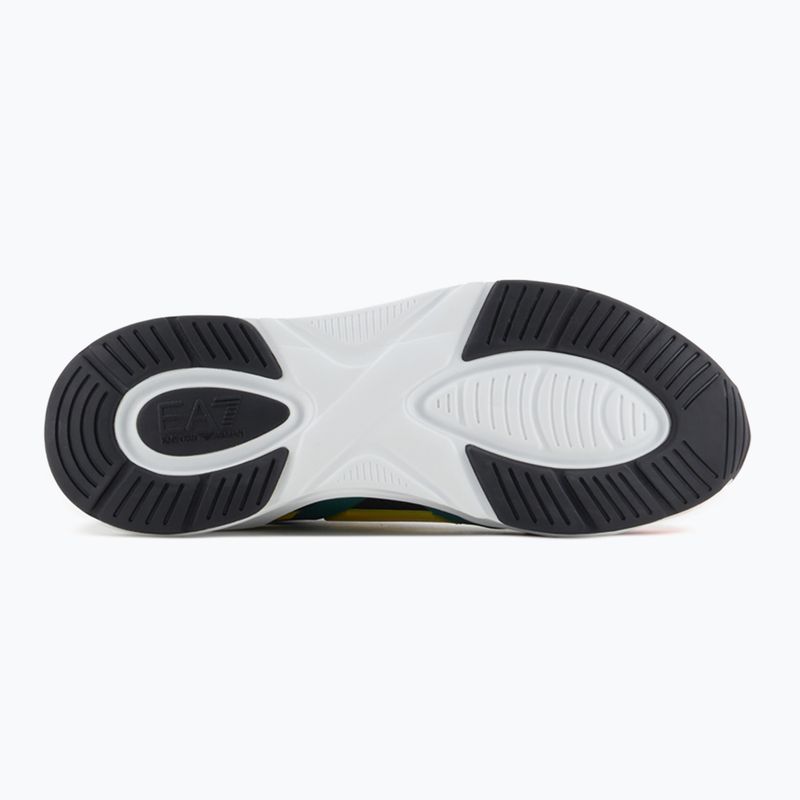Pánske topánky EA7 Emporio Armani Infinity Cage black / evergreen / orange fluo topánky 11