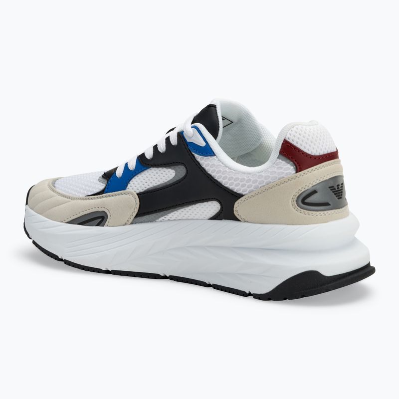 Topánky EA7 Emporio Armani Crusher Sonic Mix white/ black/ lapis blue/ syrah 3