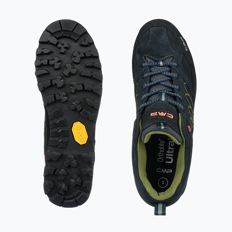 Pánske turistické topánky CMP Moon Low Wp b.blue/torba 3
