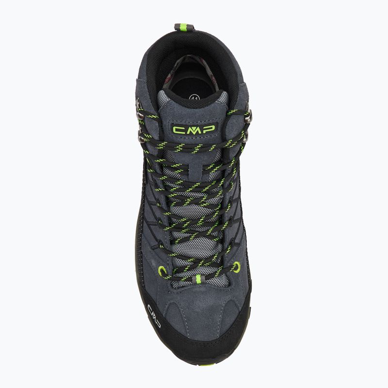 Pánske trekové topánky CMP Rigel Mid grey/yellow fluo 5