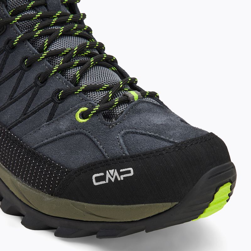 Pánske trekové topánky CMP Rigel Mid grey/yellow fluo 7