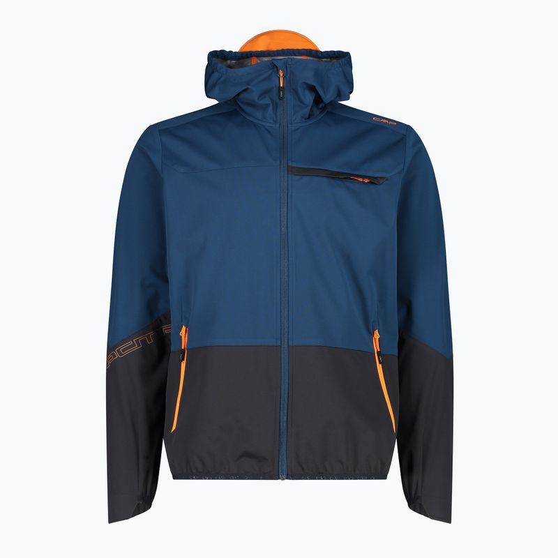 Pánska softshellová bunda CMF Zip Hood bluesteel