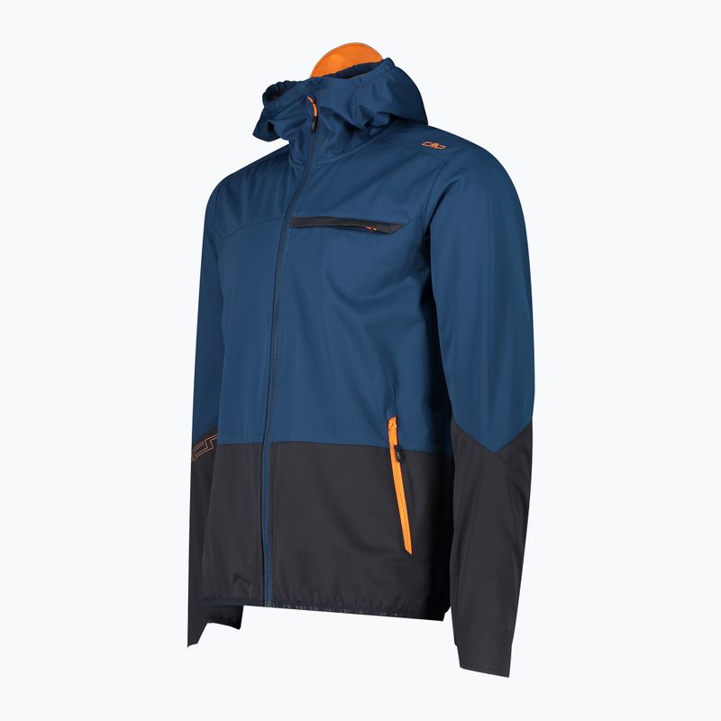 Pánska softshellová bunda CMF Zip Hood bluesteel 3