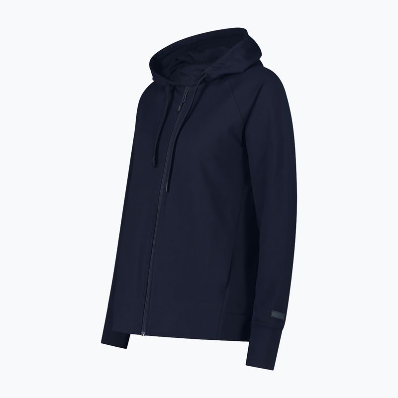 Dámska mikina CMP 34D7116 Fix Hood čierna/modrá 3