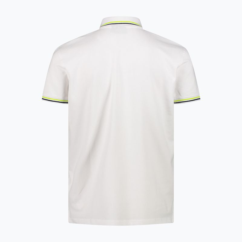 Pánske polo tričko CMP 34D5987 bianco 2