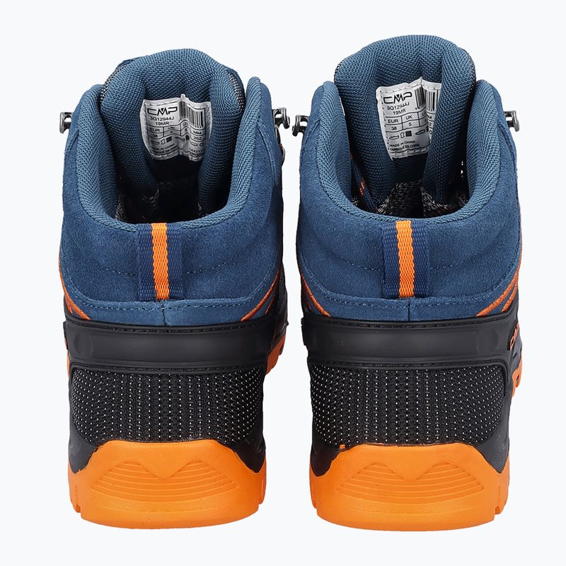 Juniorská trekkingová obuv CMP Rigel Mid bluesteel / flame 11