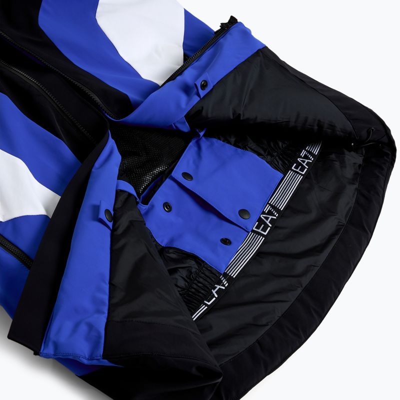 Pánska lyžiarska bunda Emporio Armani Ski Cortina Colorblock Toray new royal blue 9