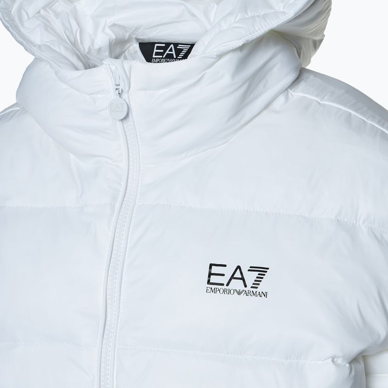 Dámska bunda EA7 Emporio Armani Train Shiny ECO Extra Padded Bomberka white 3