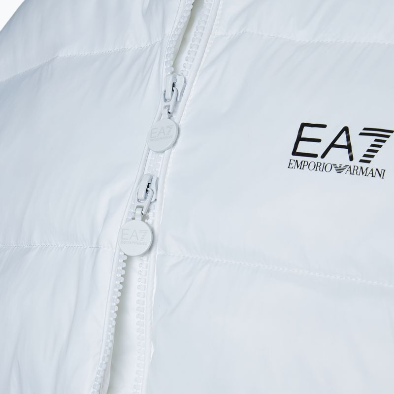 Dámska bunda EA7 Emporio Armani Train Shiny ECO Extra Padded Bomberka white 5