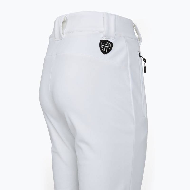 Dámske lyžiarske nohavice EA7 Emporio Armani Ski Kitzbuhel High Waisted Softshell white 3