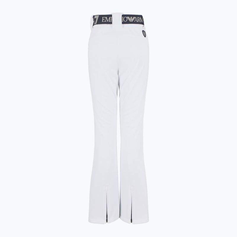 Dámske lyžiarske nohavice EA7 Emporio Armani Ski Kitzbuhel High Waisted Softshell white 2