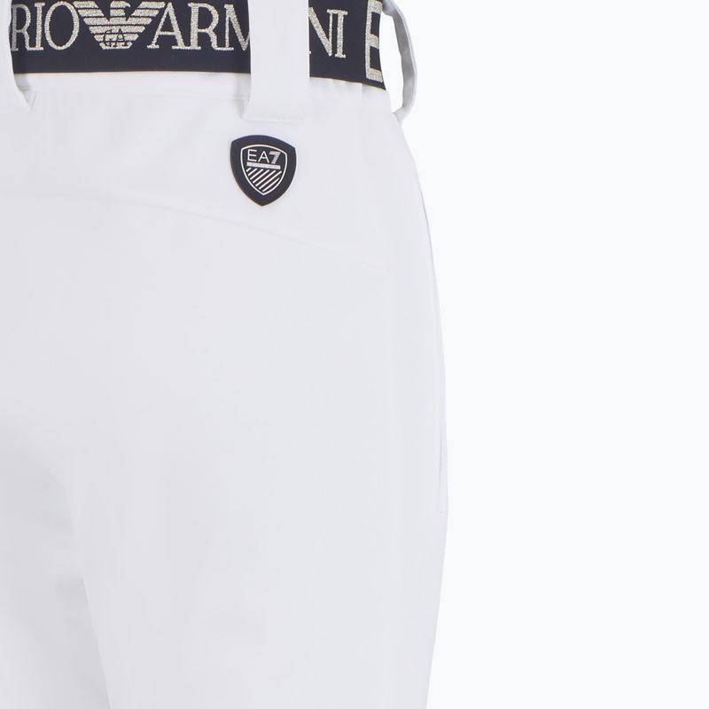 Dámske lyžiarske nohavice EA7 Emporio Armani Ski Kitzbuhel High Waisted Softshell white 3