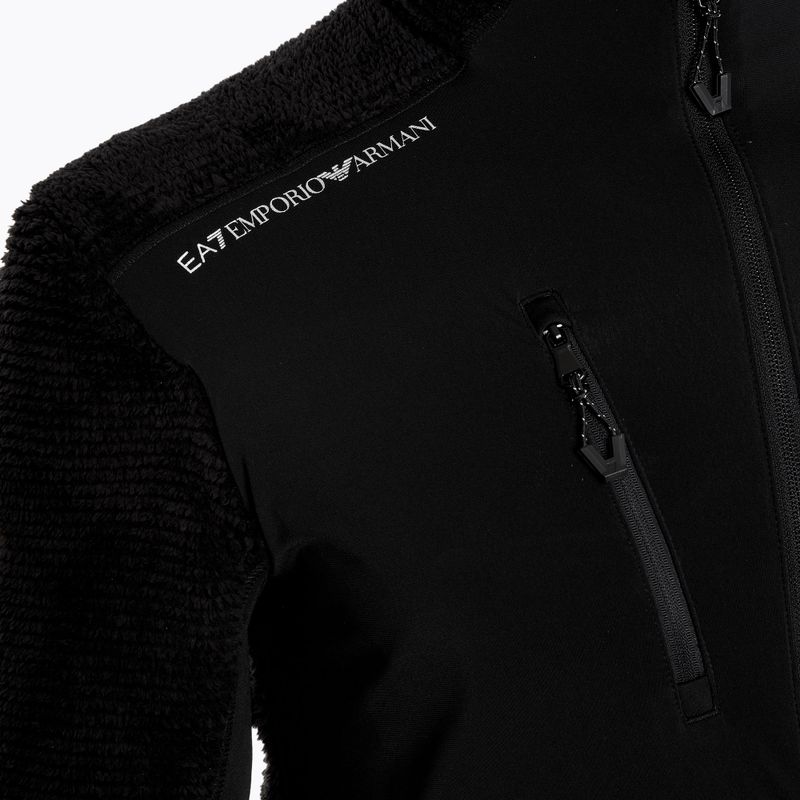 Pánska lyžiarska mikina EA7 Emporio Armani Ski Cortina Polarfleece black 3