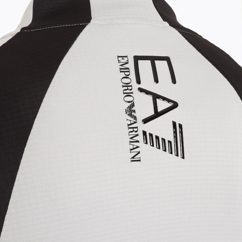 Pánska lyžiarska mikina EA7 Emporio Armani Ski St. Moritz Powerstretch T-Top quiet grey 4