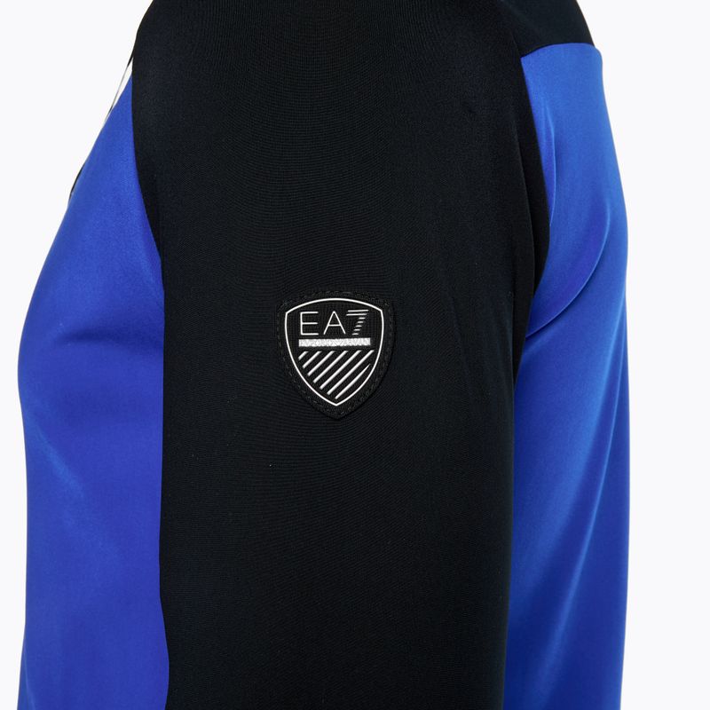Pánska lyžiarska mikina EA7 Emporio Armani Ski Kitzbuhel Colorblock Powerstretch T-Topnew royal blue 5