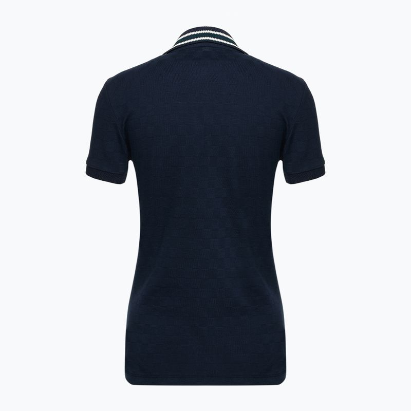 Dámske tričko EA7 Emporio Armani Golf Pro Polo Damier armani blue 2