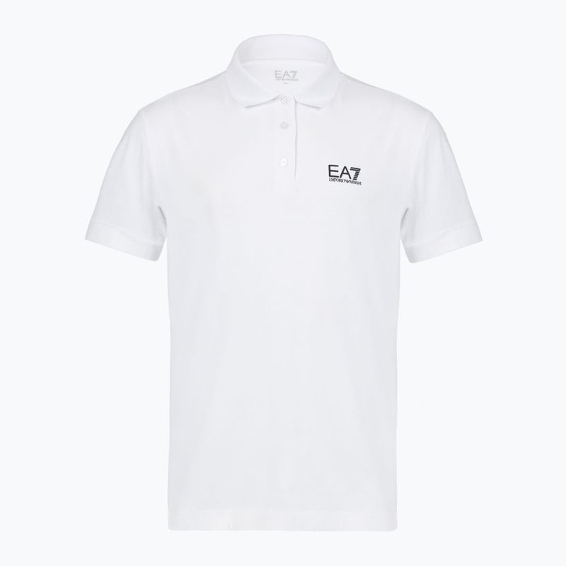 Pánske tričko EA7 Emporio Armani Core Identity Polo white