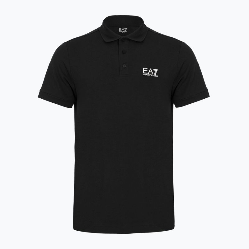 Pánska polokošeľa EA7 Emporio Armani Core Identity čierna