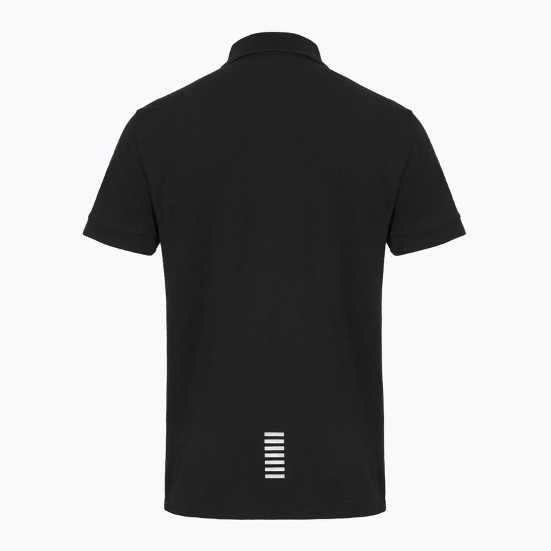 Pánska polokošeľa EA7 Emporio Armani Core Identity čierna 2