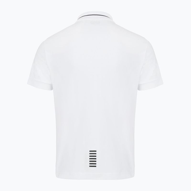 Pánske tričko EA7 Emporio Armani Core Identity Piqué Polo white 2