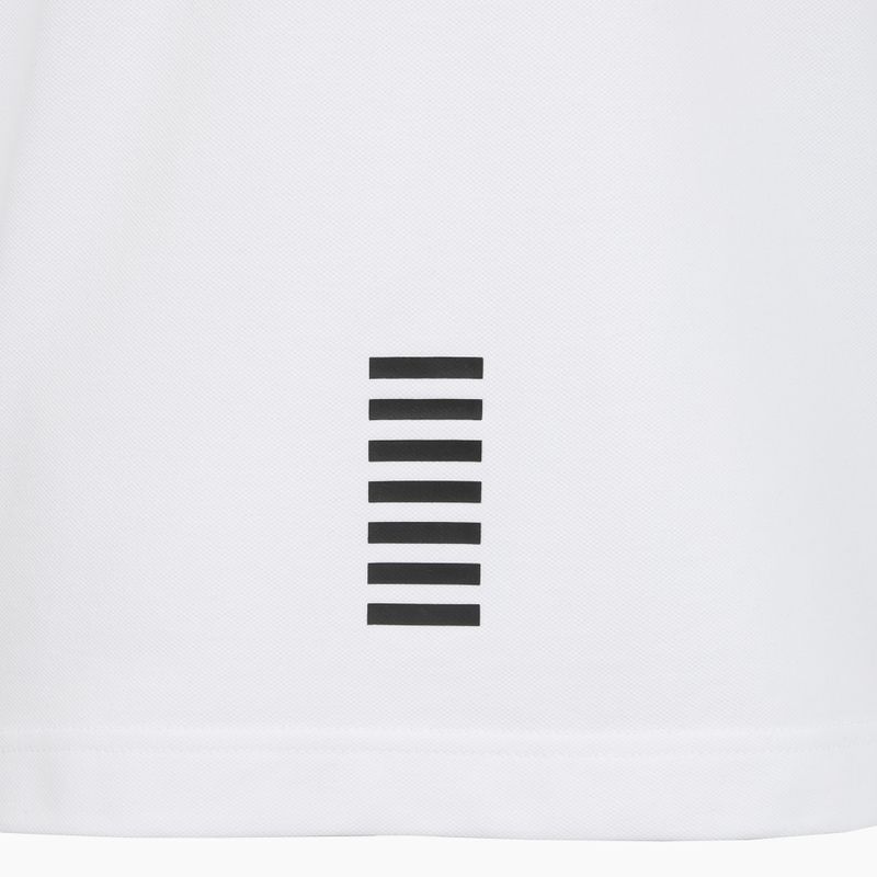 Pánske tričko EA7 Emporio Armani Core Identity Piqué Polo white 4