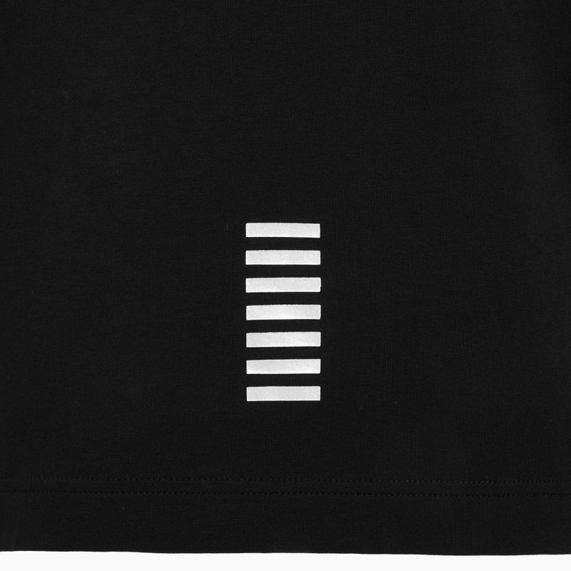 Pánska polokošeľa EA7 Emporio Armani Core Identity Piqué čierna 4