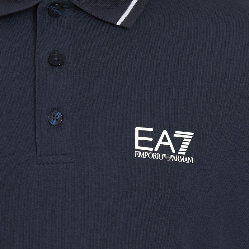 Pánske tričko EA7 Emporio Armani Core Identity Piqué Polo armani blue 3