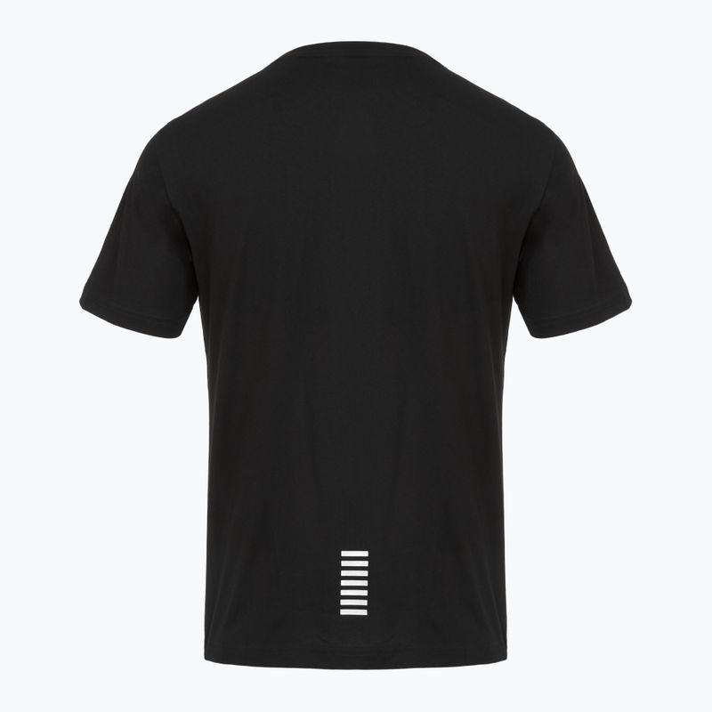 Pánske tričko EA7 Emporio Armani Pima Cotton Core Identity čierna 2