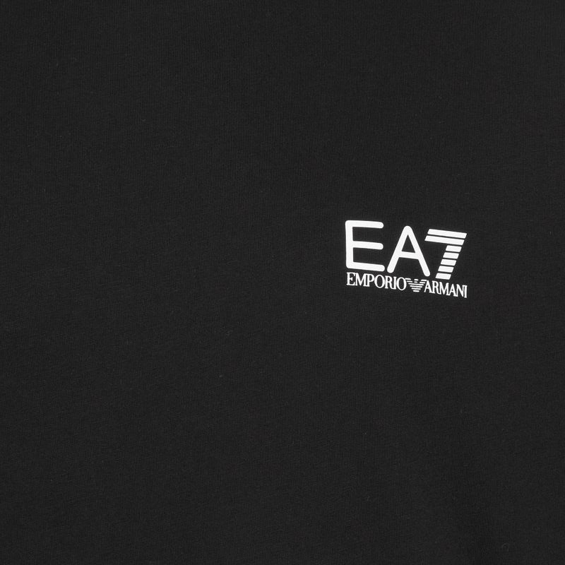 Pánske tričko EA7 Emporio Armani Pima Cotton Core Identity čierna 3