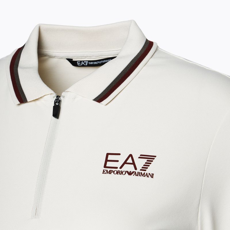Dámske tričko longsleeve EA7 Emporio Armani Golf Pre Polo silver birch 3