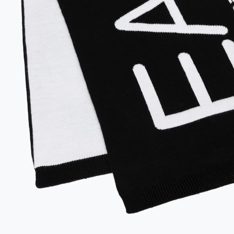 Šál EA7 Mountain Visibility black / white 2