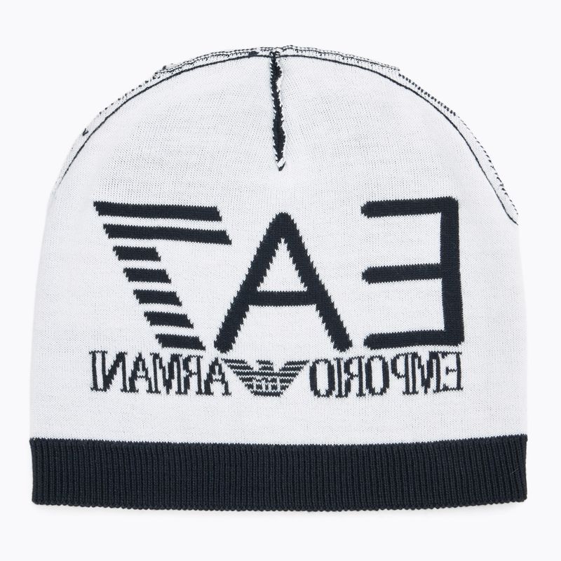 Zimná čiapka EA7 Emporio Armani Mountain Visibility Beanie blue / white 4