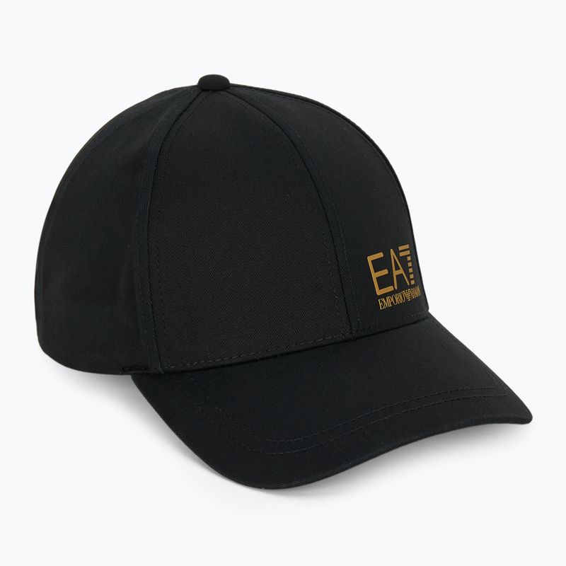 Šiltovka EA7 Emporio Armani TrainCore IdentityLogo black / gold