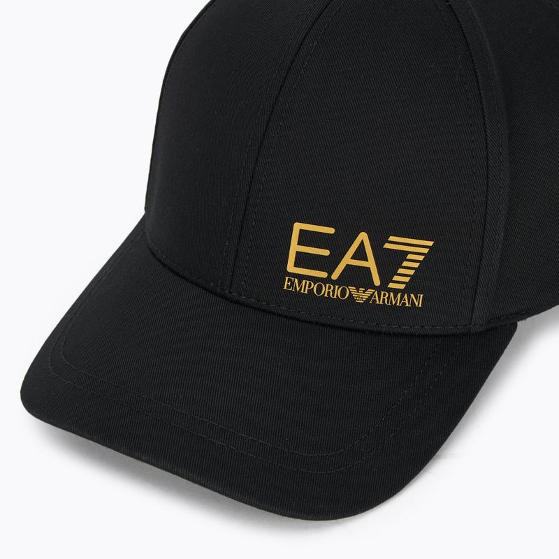 Šiltovka EA7 Emporio Armani TrainCore IdentityLogo black / gold 3