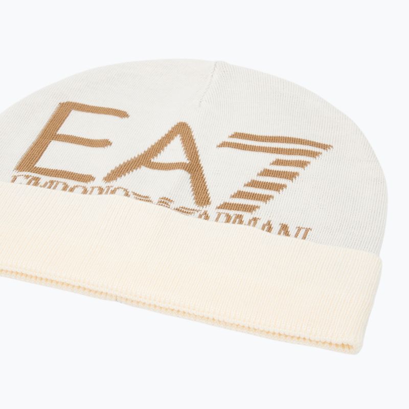 Zimná čiapka EA7 Emporio Armani Mountain Visibility Beanie vanilla ice / tigers eye 3